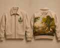 The Garden Creme' Leather Jacket