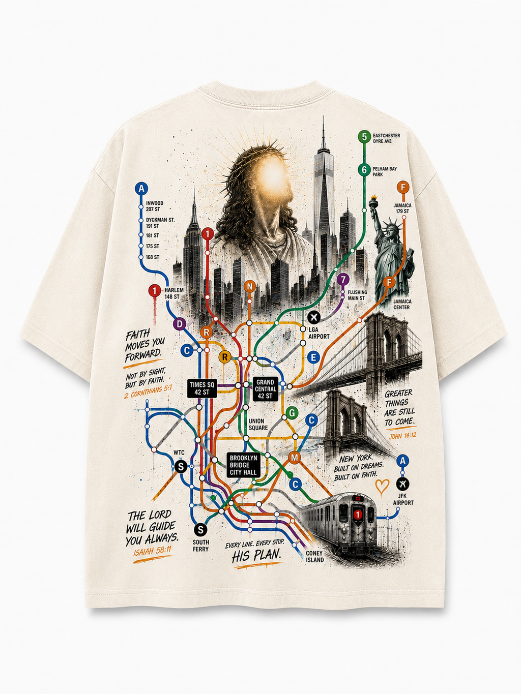 Kliff NYC's Faith in Transit Heavy Tee